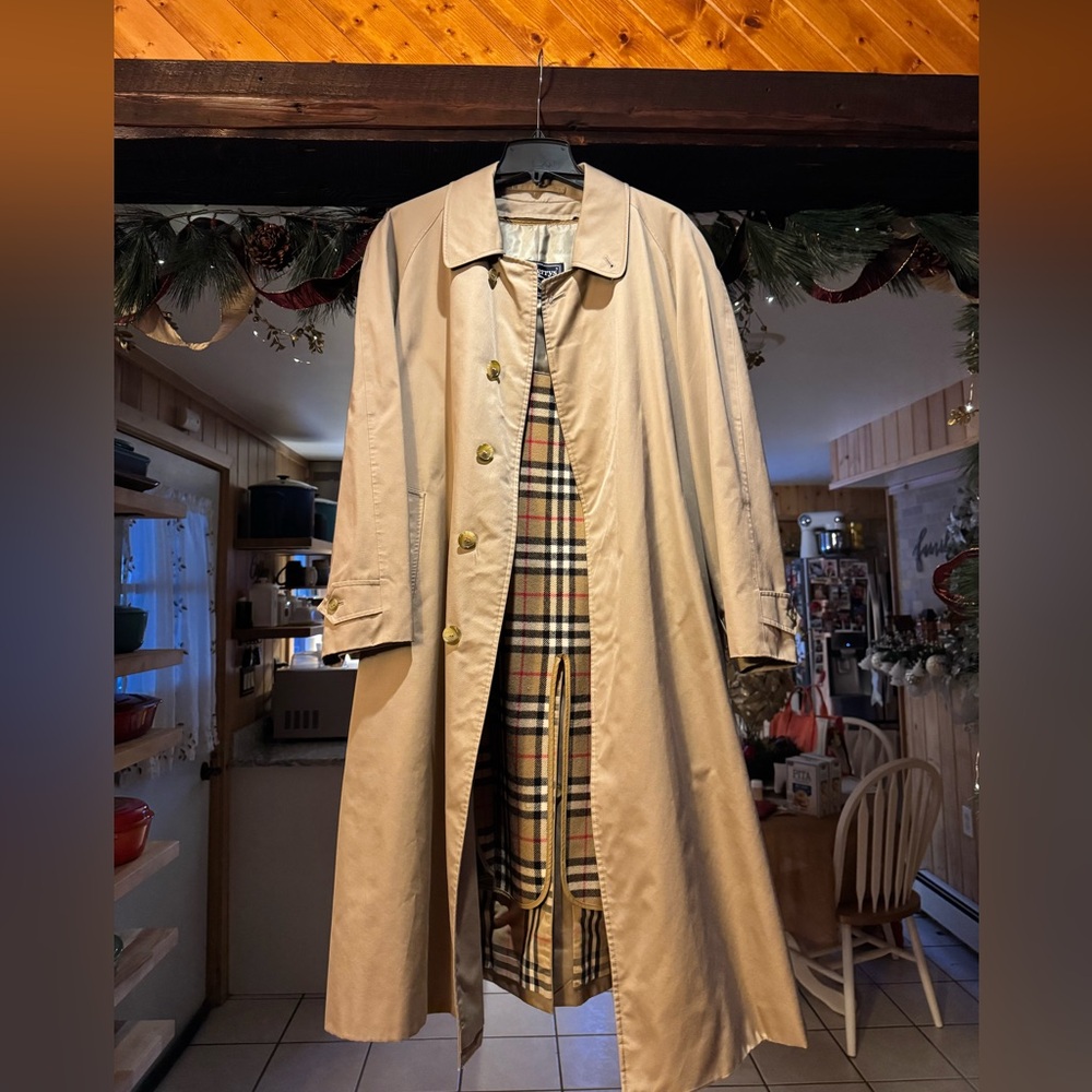 Burberry Tan Trench Coat